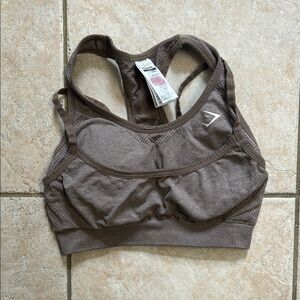 Brown Sports Bra